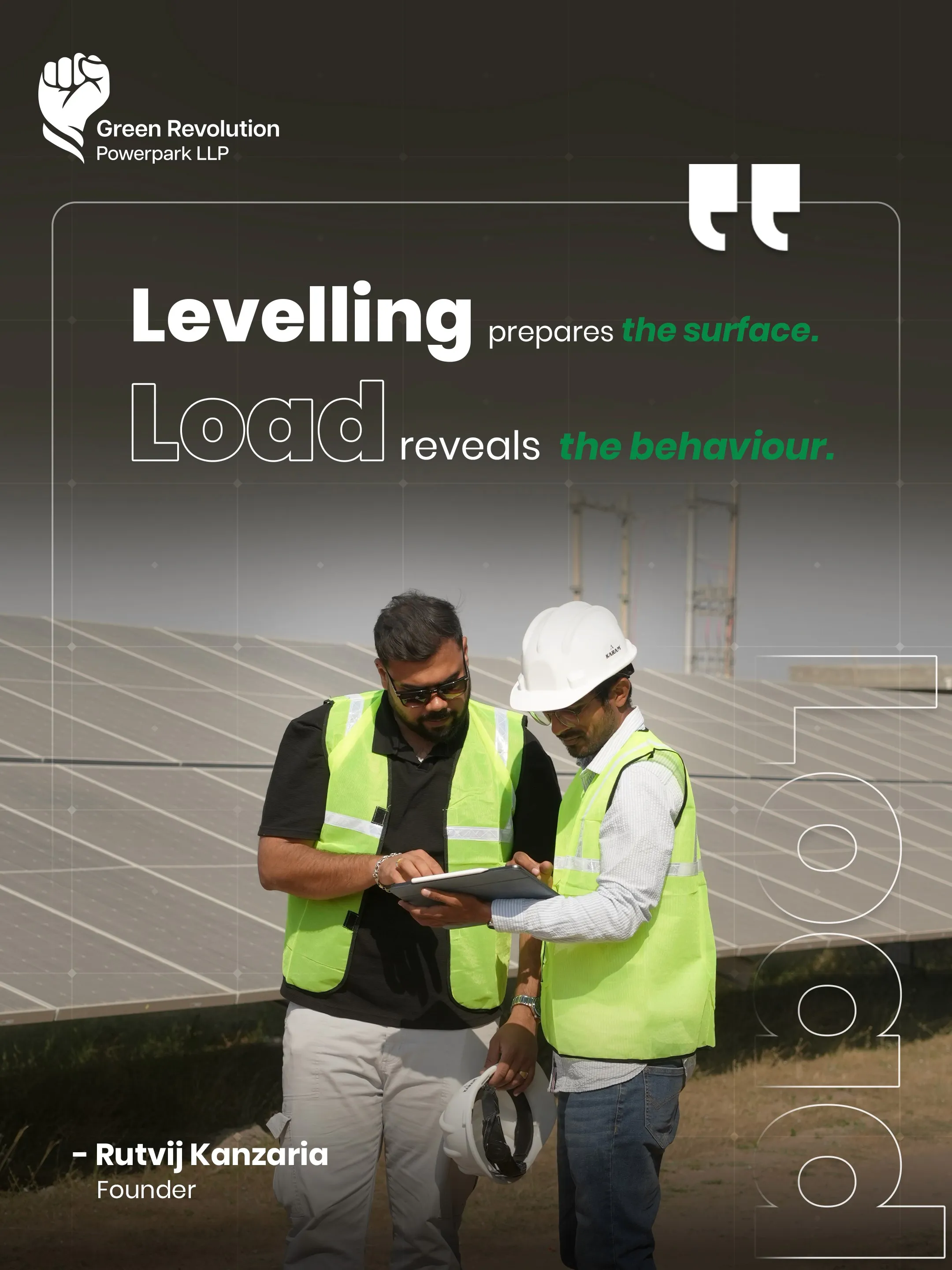 Rutvij Kanzaria, Founder, on site